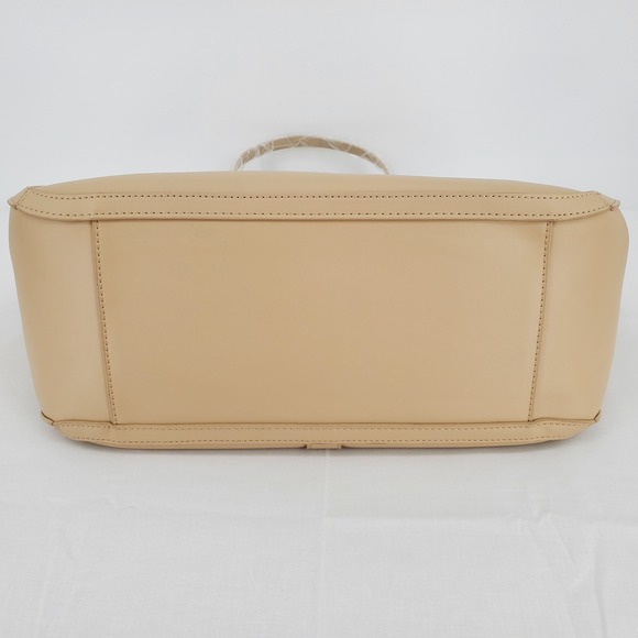 Cavalli Class Sandra Shopper Tote Bag Almond Buff Satchel Handbag Purse New - Picture 3 of 8